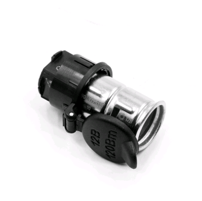 Розетка бортовой сети автомобиля ВАЗ-2190 с крышкой (Ст.Оскол) 2190-3725110-20 СОАТЭ 2190-3725110-20