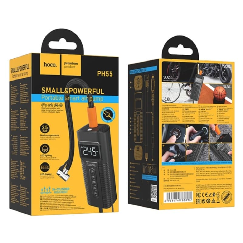 фото Автомобильный компрессор насос Hoco PH55