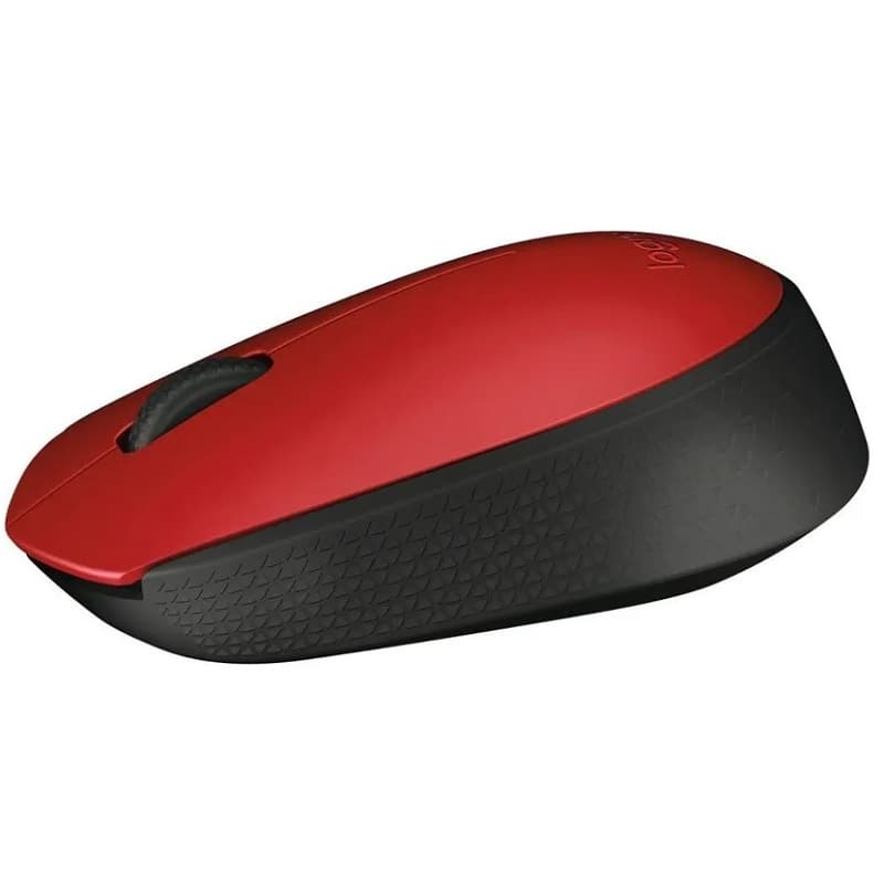 Мышь беспроводная Logitech M170 1000dpi красная
